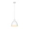 Z-Lite Sawyer 1 Light Pendant, Satin White & Satin White 4500P8-SW - alternate 4